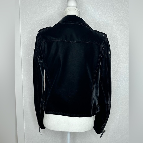 Giuseppe Rhinestone Embellished Black Velvet Biker Jacket Zanotti Medium Small - Picture 6 of 17